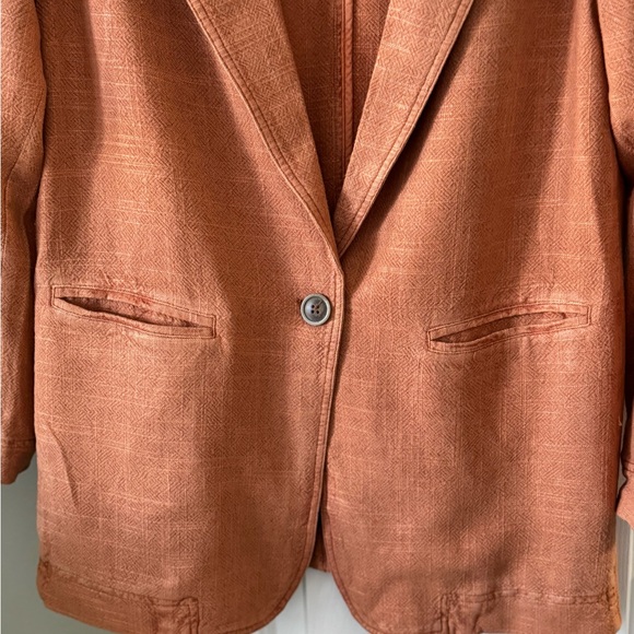 WE THE FREE XS BARN JACKET WAY OVER SIZE Apricot, oversized and unlined NWOT - Picture 10 of 13